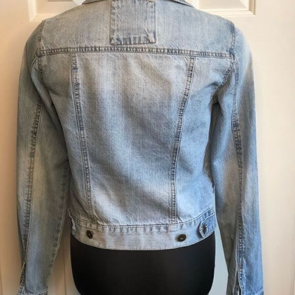 Mudd Distressed Jean Jacket - Picture 8 of 10